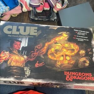 Black and Gold Clue Dungeons & Dragons Board Game